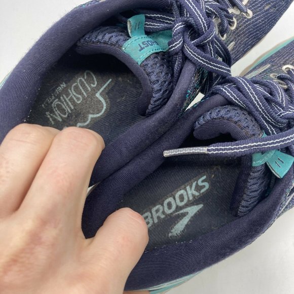 Brooks Ghost 11 Womens Running Shoes Blue Size 7.5 EU 38.5 - Picture 4 of 11